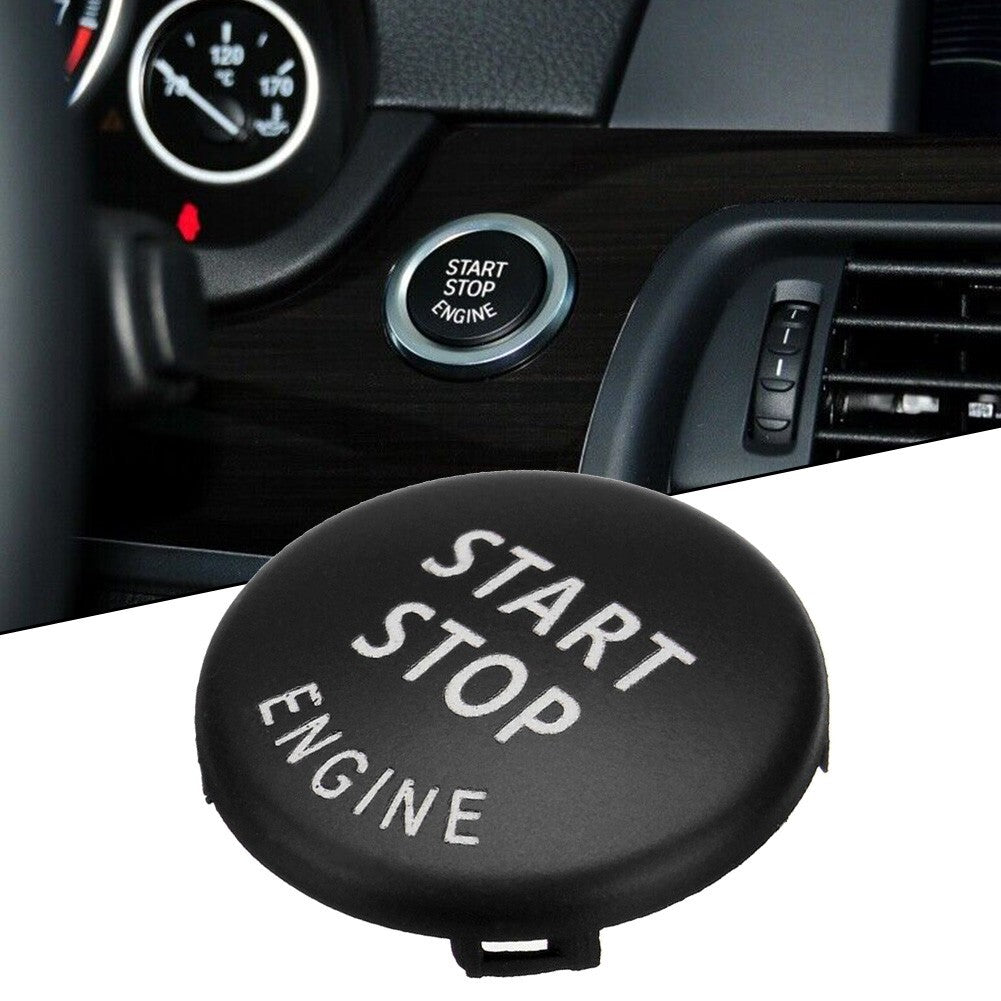 Button switch protective cover, black, suitable for X1 E84 X3 E83 switch covers.