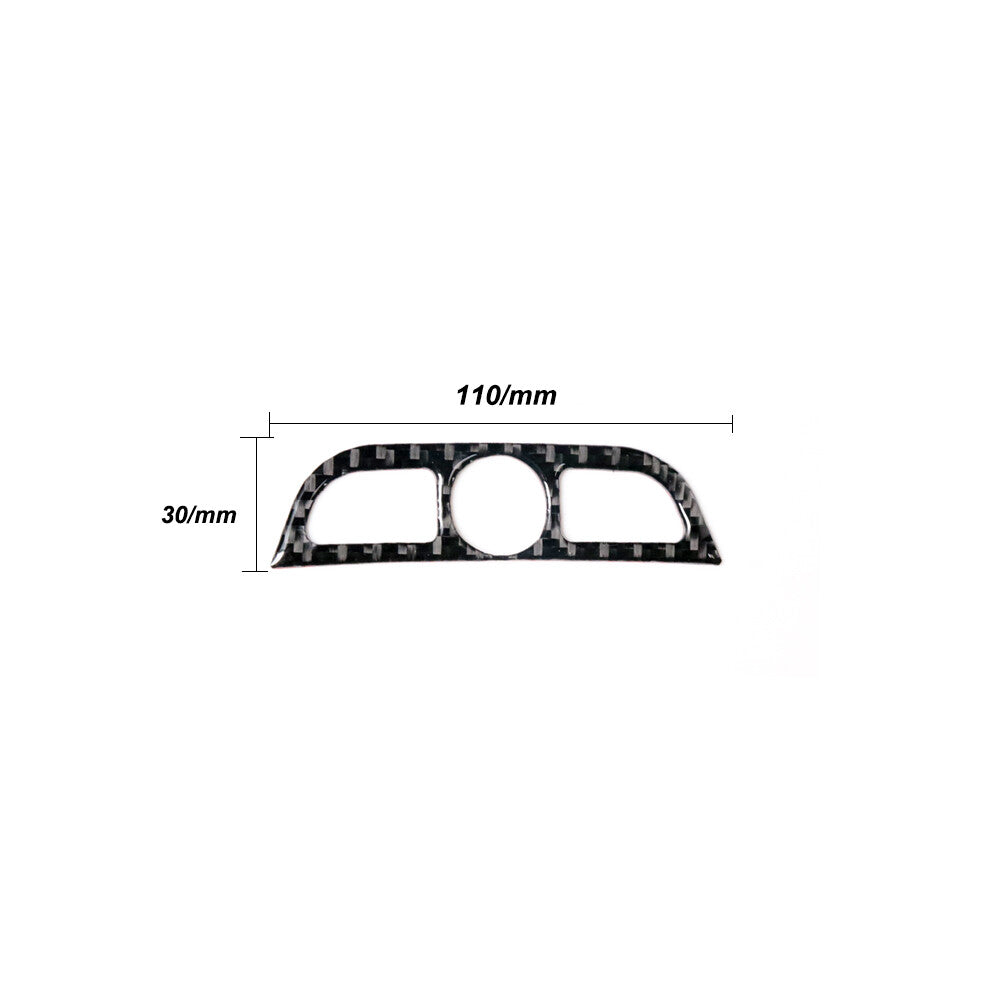 Carbon fiber center armrest door trim for BMW 6 Series F12 F13 2011-2018