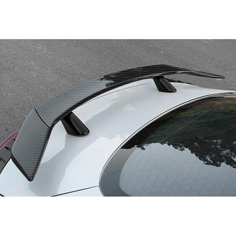 for Hyundai Sonata 2020-2023 Carbon Fiber Rear Tail Trunk Spoiler Wing Lip Trim