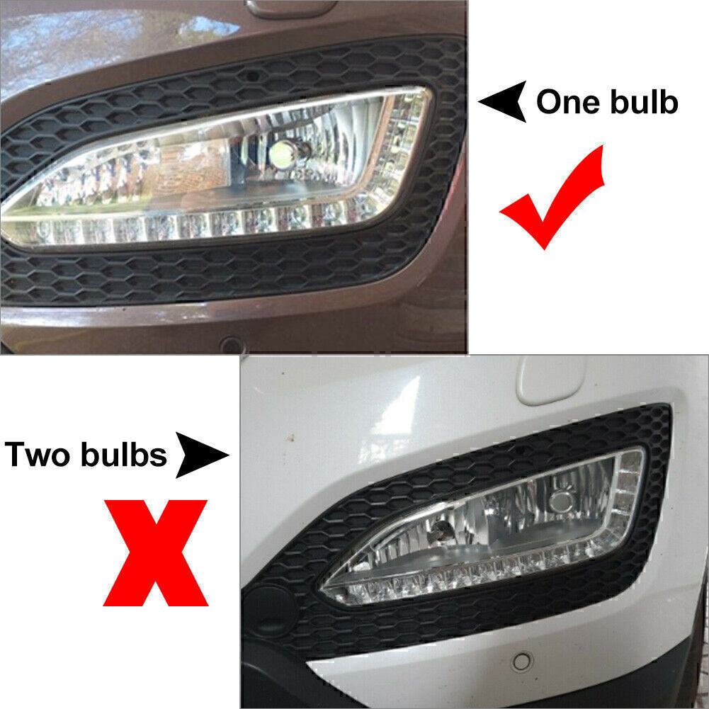LED Daytime Running Lights DRL Head Light for Hyundai Santa Fe/IX45 2013-2015