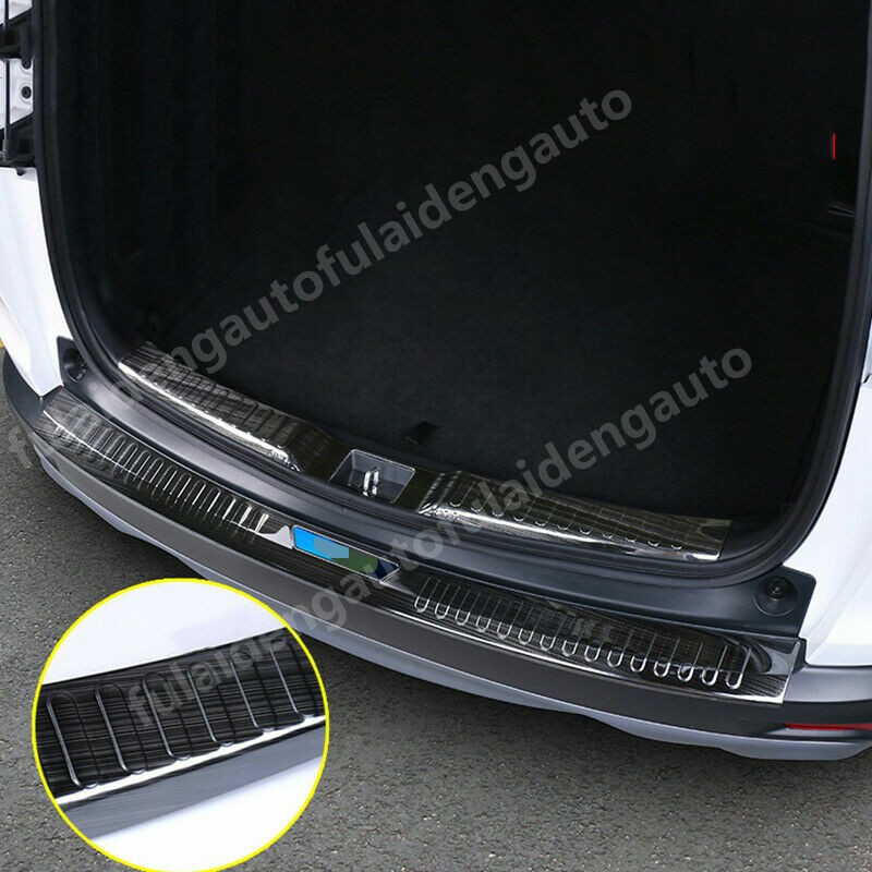 2P Black Rear Bumper Trunk Protector Cover Trim for Honda CRV CR-V 5th 2017-2022