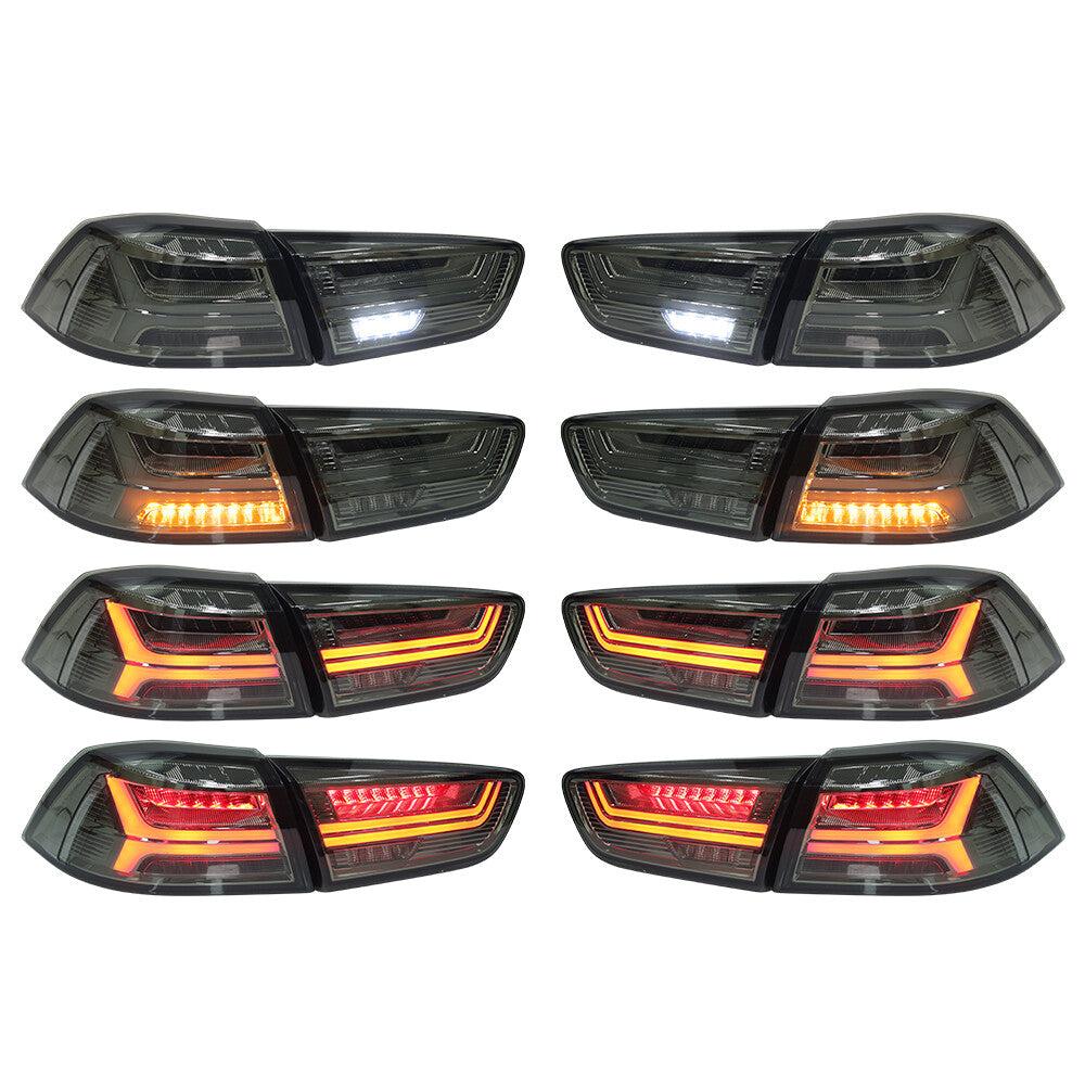 Für for Mitsubishi Lancer EVO X 2008-2020 LED Rückleuchten Rücklicht Links+Rechts