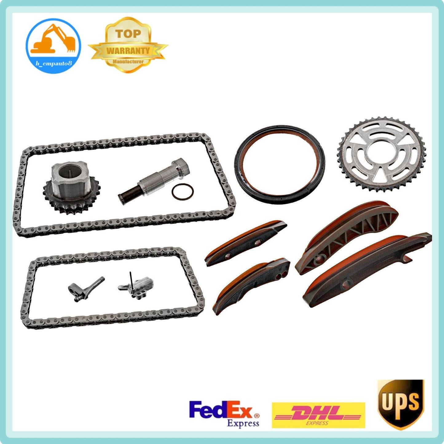 Timing Chain Kit 11318586699 W/Upper Lower for BMW X1 X3 X5 E60 E61 E81 E82