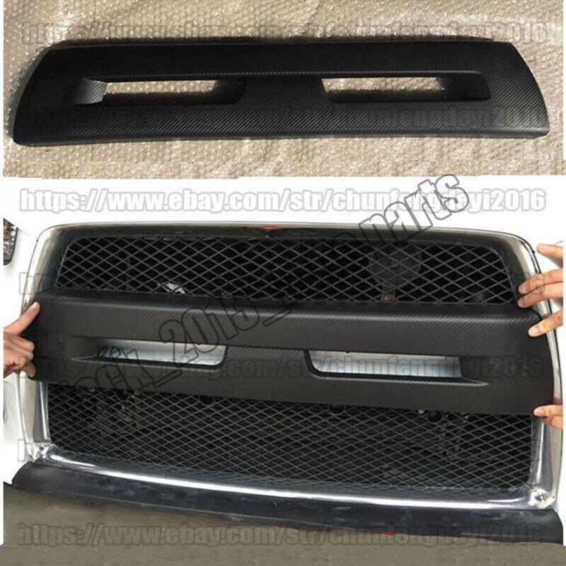 For 08-15 for Mitsubishi Evolution EVO 10 Carbon Fiber ABS Front Bumper Grille Cover