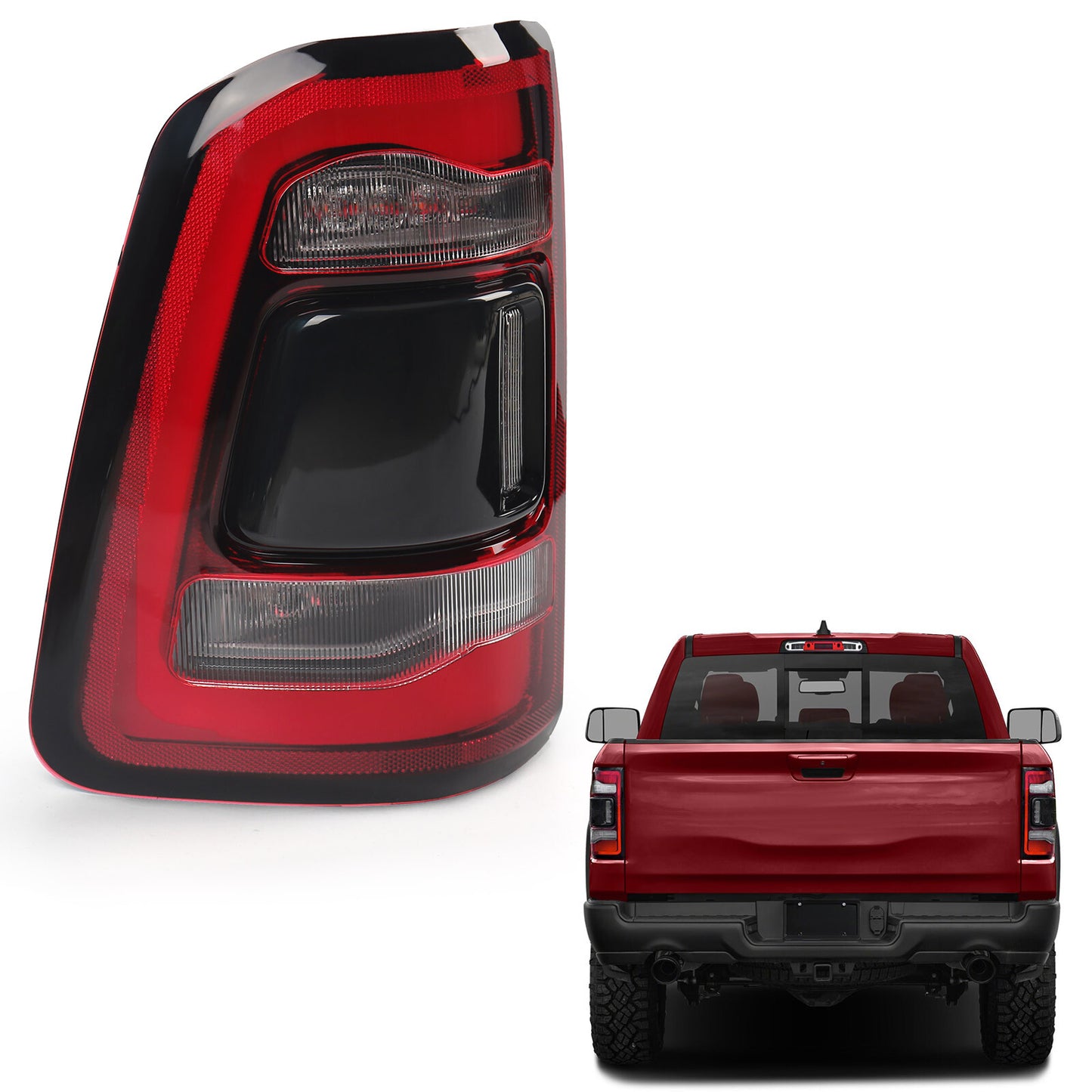 LED Rear Lamp Tail Light lamp Left taillight For 2019-2021-2023 for Dodge for RAM 1500