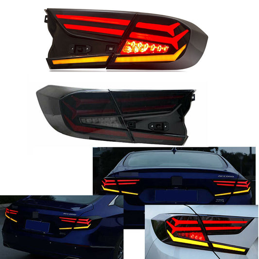 LED Rear Tail Lights Fit for Honda Accord 2018 2019 2020 Start Animation