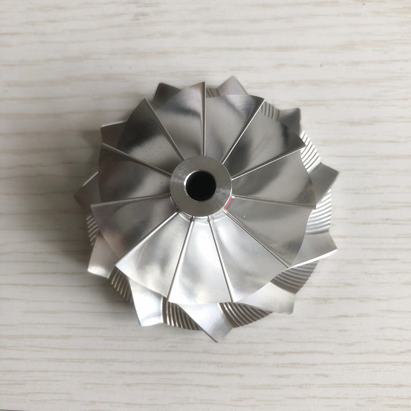 GT28 11+0 Blade 47.10/63.40 mm 55812/3712-0001 Hole: 5.99 Billet Compressor Wheel