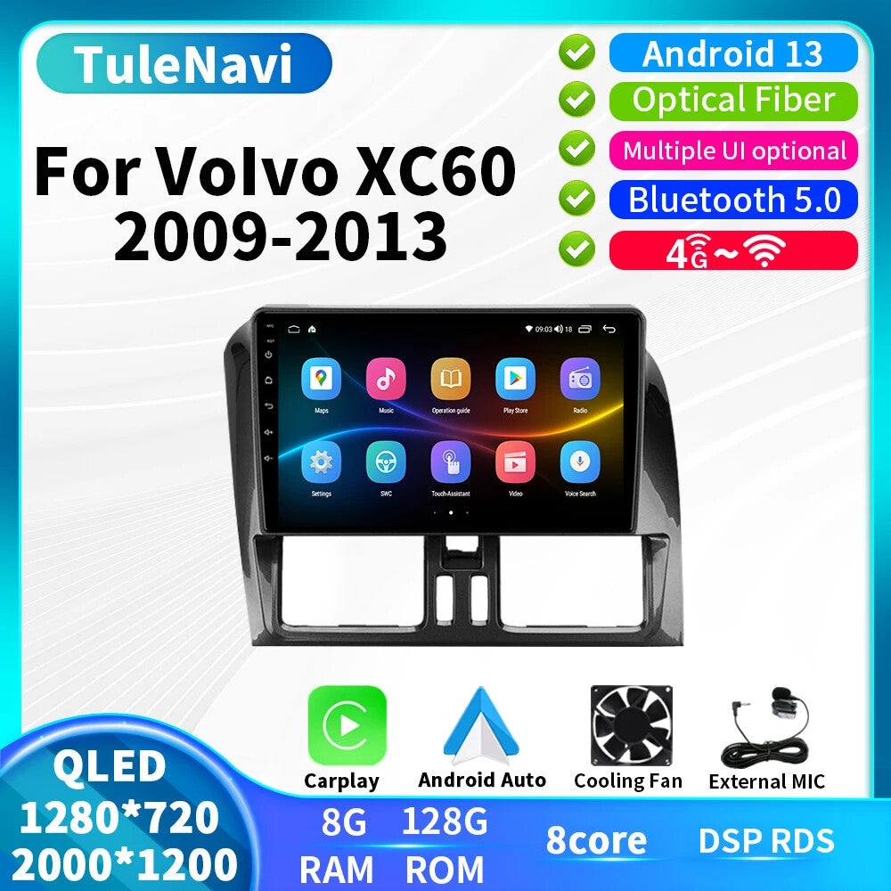 Android for Volvo XC60 1 Auto Multimedia Video Player GPS Navigation Car Radio