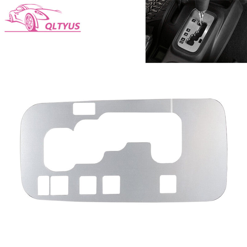 Silver gear shift paddle cover decorative frame for 11-17 for Jeep for Wrangler JK JKU