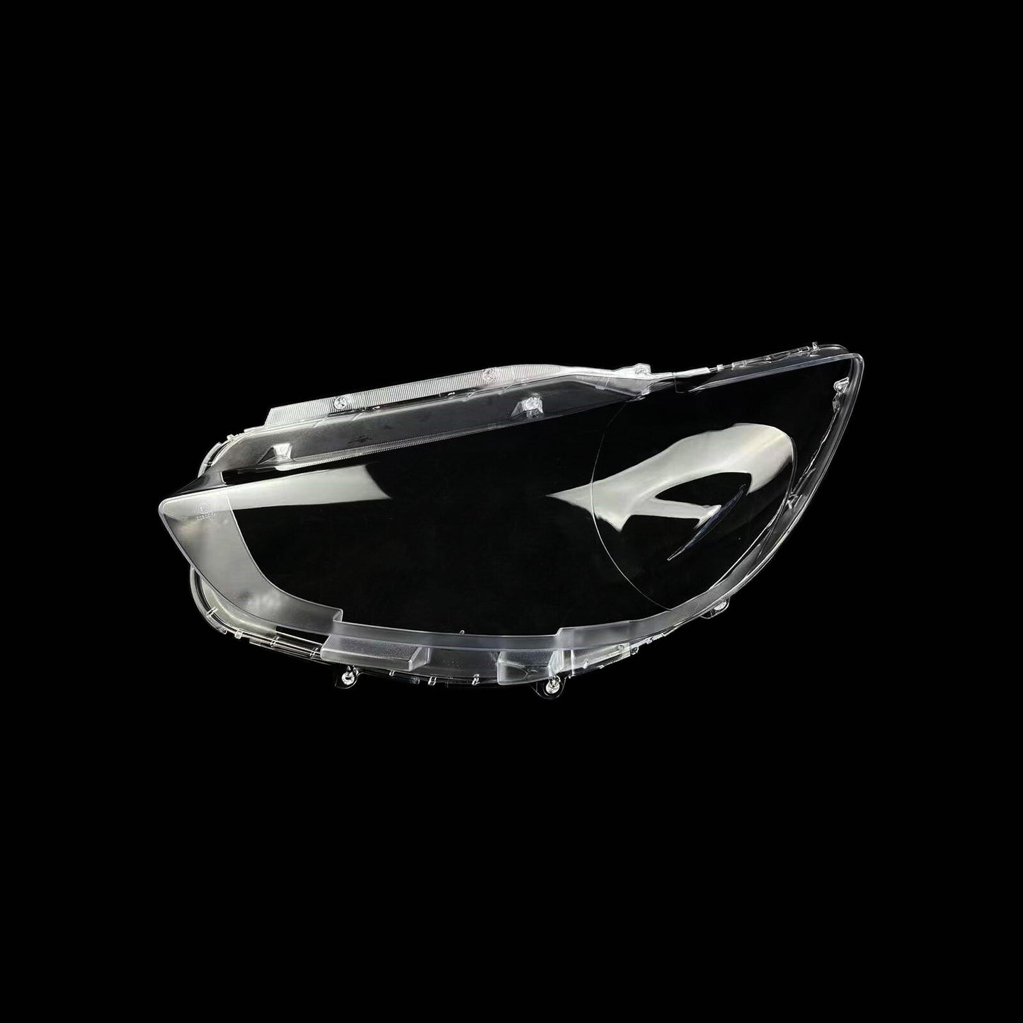 Transparent headlight lens cover for left-hand drive side, suitable for Mazda CX-5 (2013-2015).