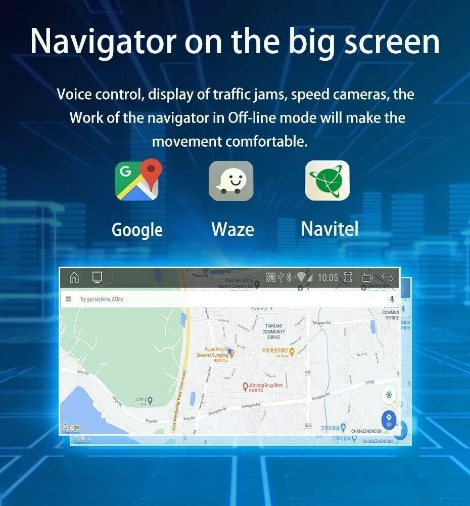 GPS Navigation Android for Toyota for Land Cruiser LC100 for Lexus LX470 Touchscreen