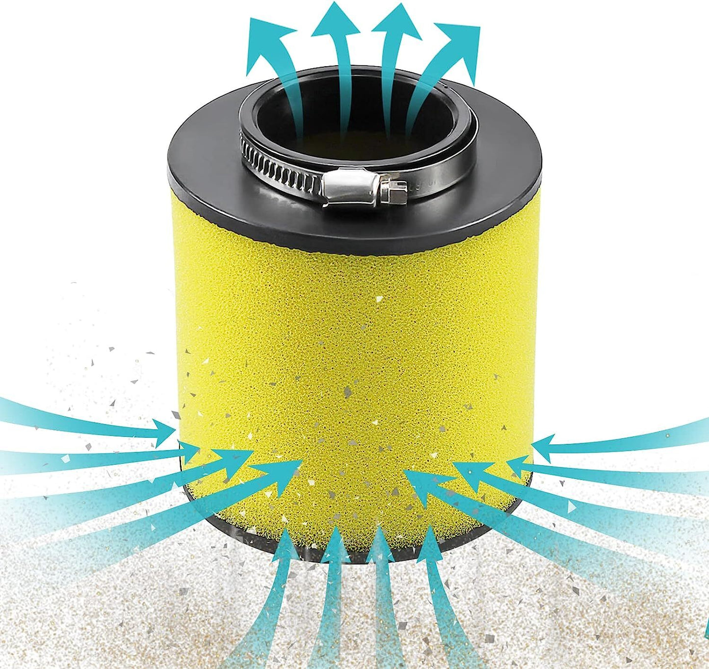 Air Filter Cleaner for Honda TRX250 Recon 250 2X4 1997-2001 17254-HM8-000 ATV