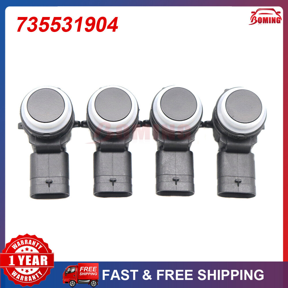 Four new PDC parking sensors for Fiat 500L and 500X (Qubo 735531904 53385934-)