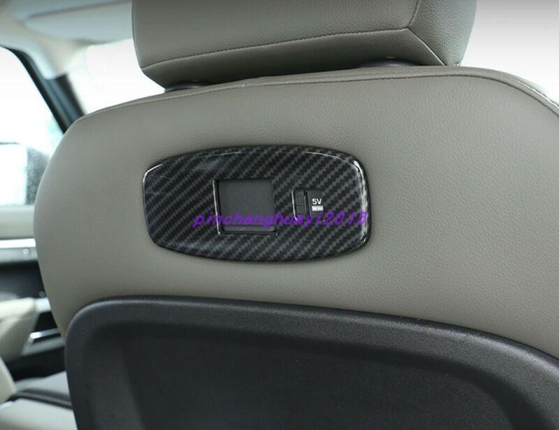 Carbon fiber seatback USB trim panel for Land Rover for Defender 110 (2020-21)