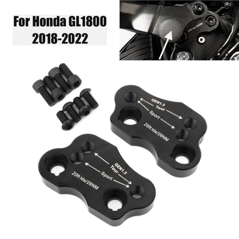 Motorcycle Adjustable Handlebar Riser Adapter for Honda Goldwing GL1800 18-22