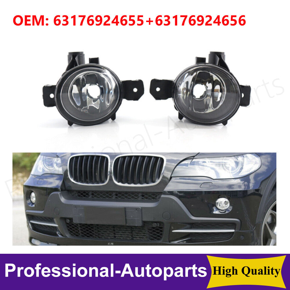 One pair of fog lights and driving lights are suitable for BMW 1 E81 E82 E87 E88 X1 E84 X3 E83 X5 E70