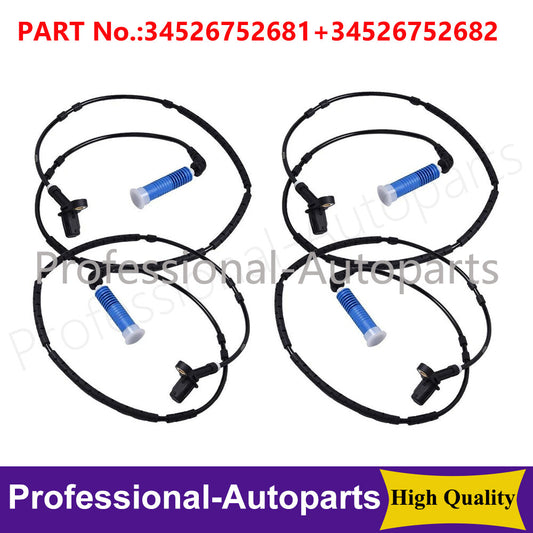 4PCS ABS Wheel Speed Sensor Front Rear LR for BMW E46 325i 330i 325Ci 328Ci M3