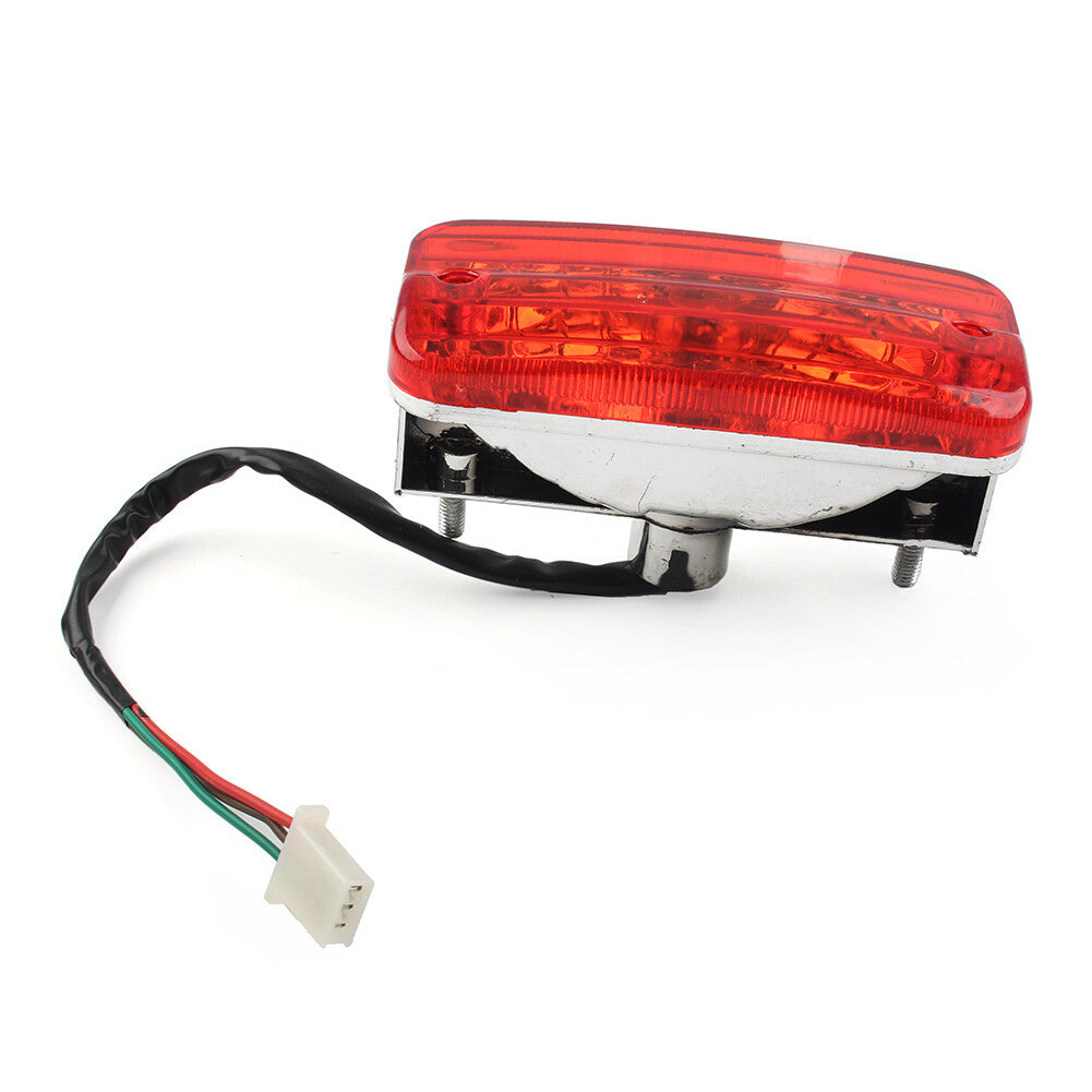 LED Rear Tail Brake Light For 50cc 70cc 90cc 110cc 125cc 150cc 200cc 250cc ATV