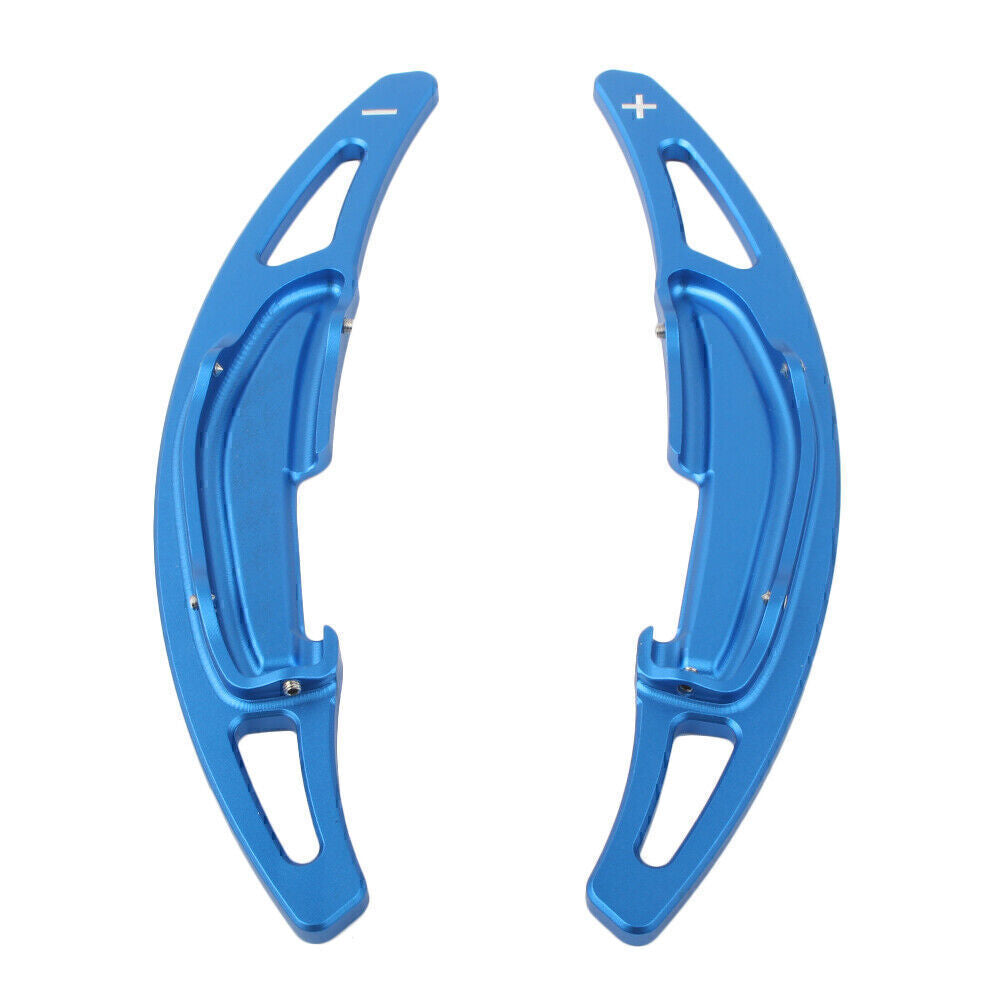 2pcs Shift Paddle Shifter Extension for BMW M2 F87 2016-17/X5 F85 2016-2017 Blue