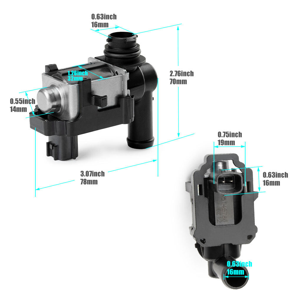 14935-JF00A is a new Evap ventilation control valve for cleaning steam tanks in for Nissan vehicles.