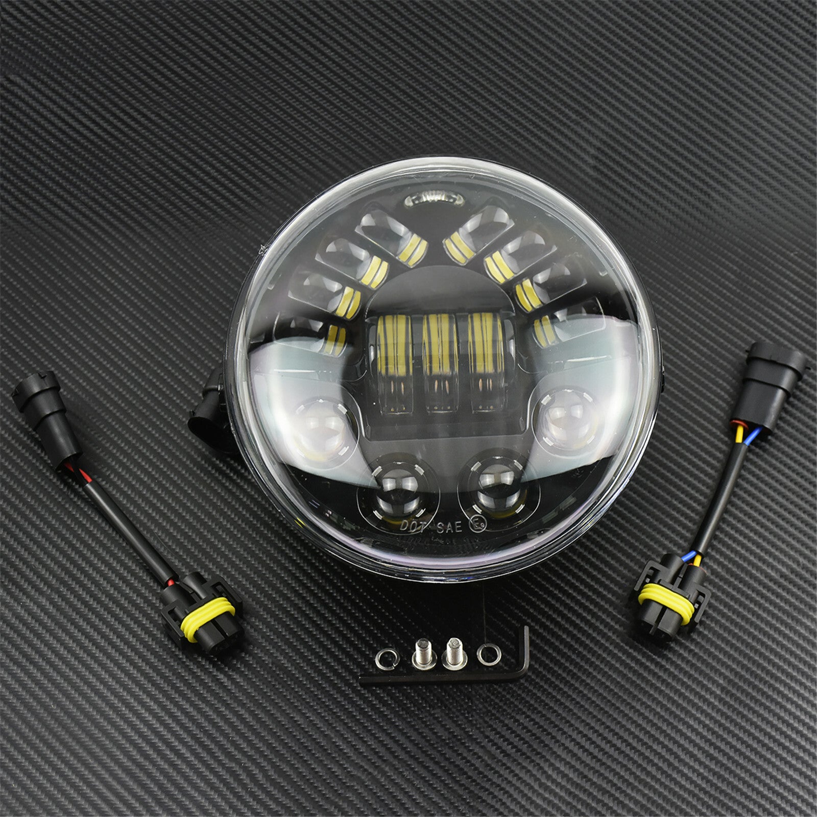 Motorcycle LED Headlight w/Daytime Running Light Fit For V-Rod VRSCA VRSCB VRSCR