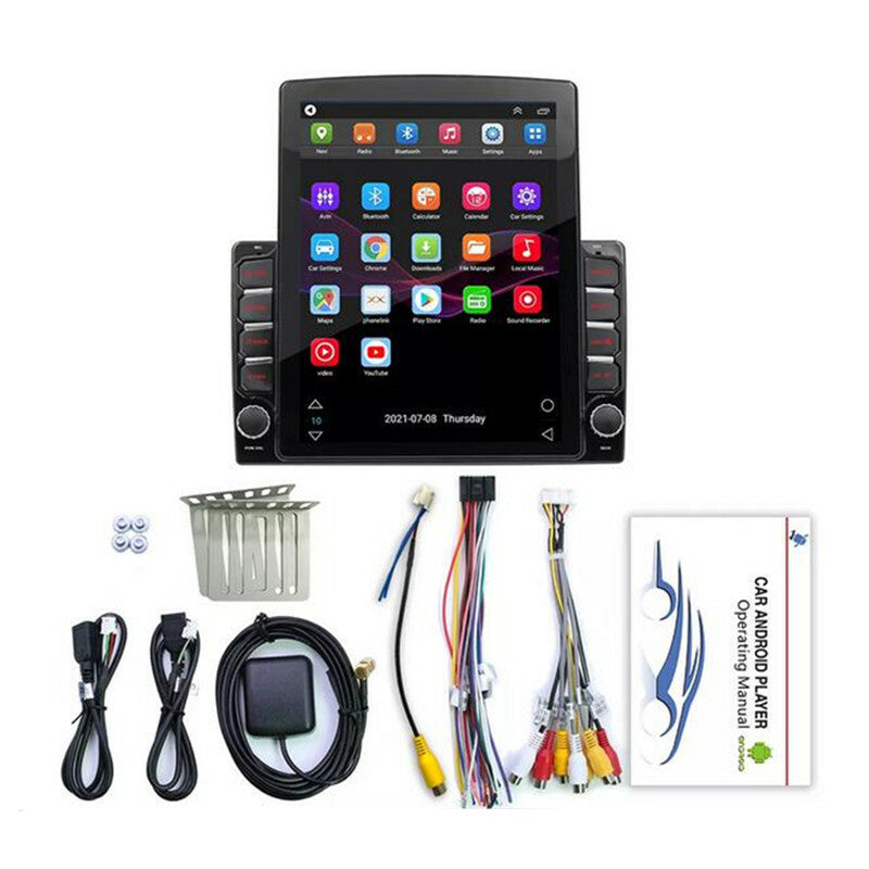 9.7 Vertical Style Screen Android 9.1 Car Radio GPS Navigation Multimedia Play