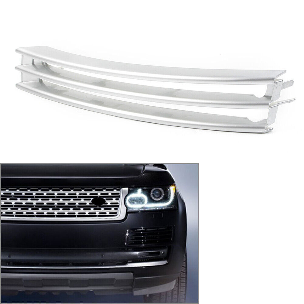 Front Bumper Grilles Cover Left Silver for Land Rover for Range Rover L405 2013-2017