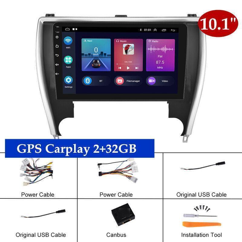 10.1Android 11 Fit For 2015-17 for Toyota for Camry Car FM Radio GPS Carplay 2+32G MP5