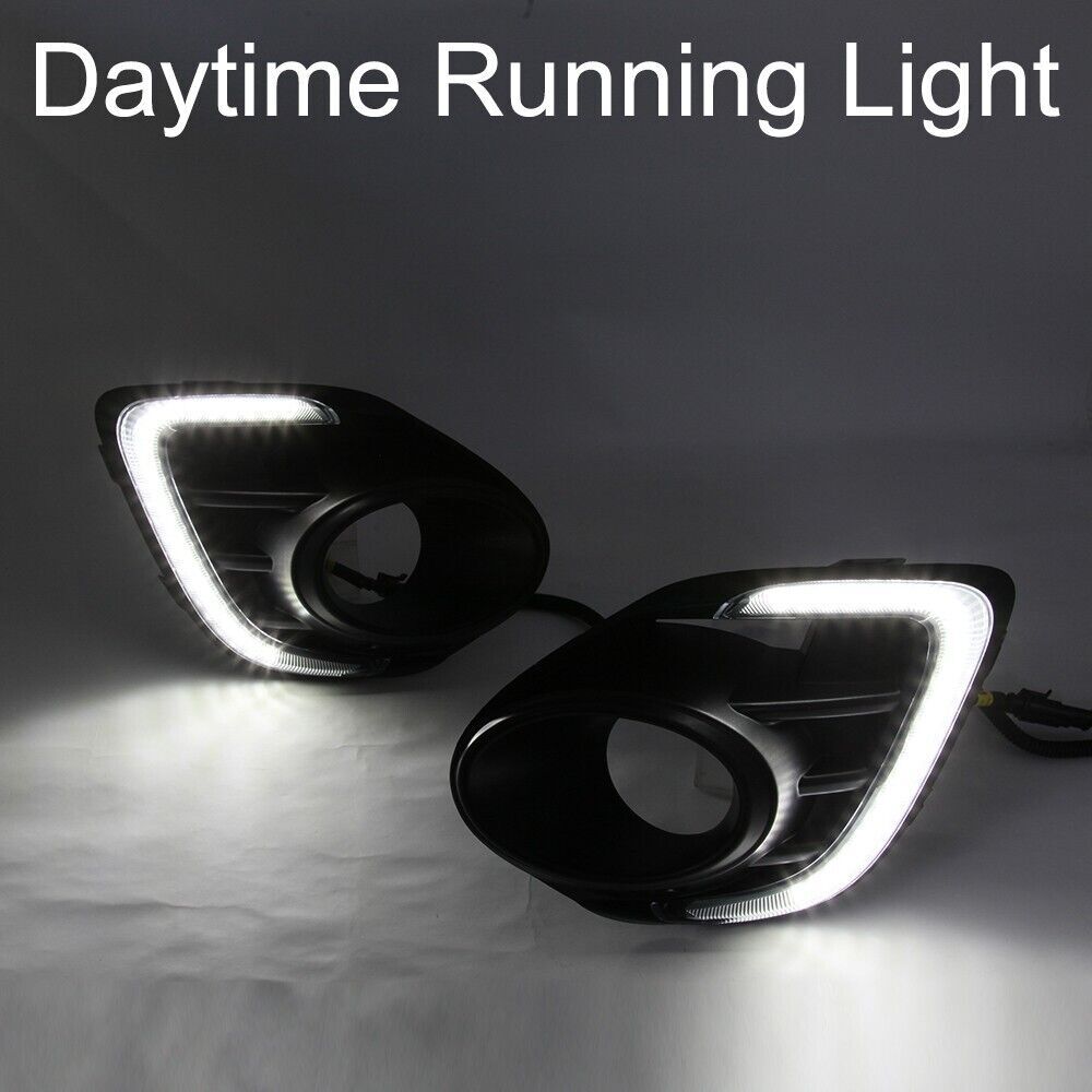 LED Daytime Running Light DRL Fog Light Fit for Mitsubishi Lancer 2016 2017 2018