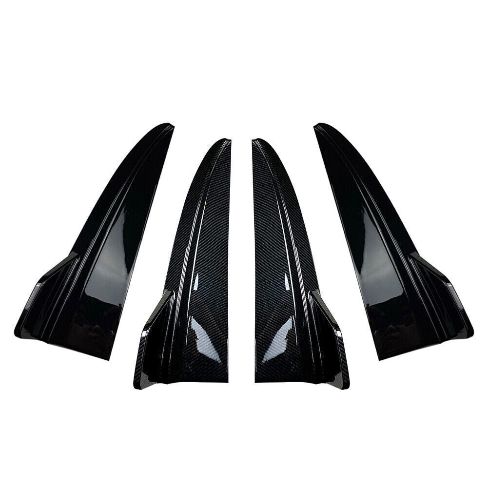 Rear Bumper Vent Side Kit for Mercedes-Benz C-Class W205 C43 C63 4D 15-21 Blk