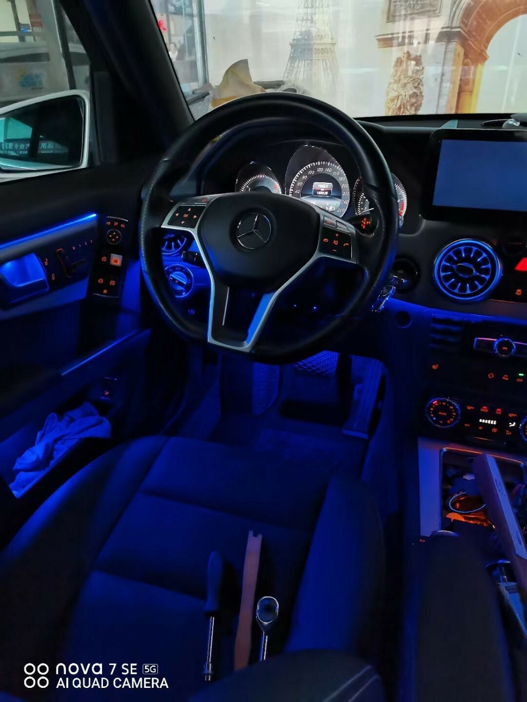Illuminated Retrofit LED Ambient Atmosphere light for Mercedes X204 GLK 13-2015
