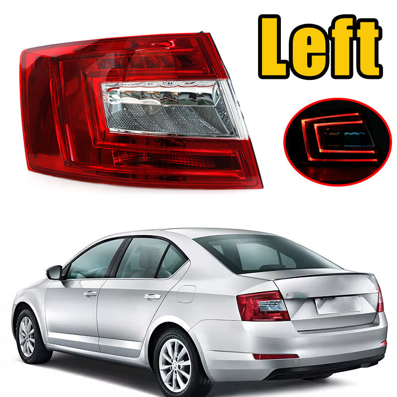 Left LED Rear Tail Light Brake Lamp Assy for VW for SKODA for Skoda Octavia 2015-2017
