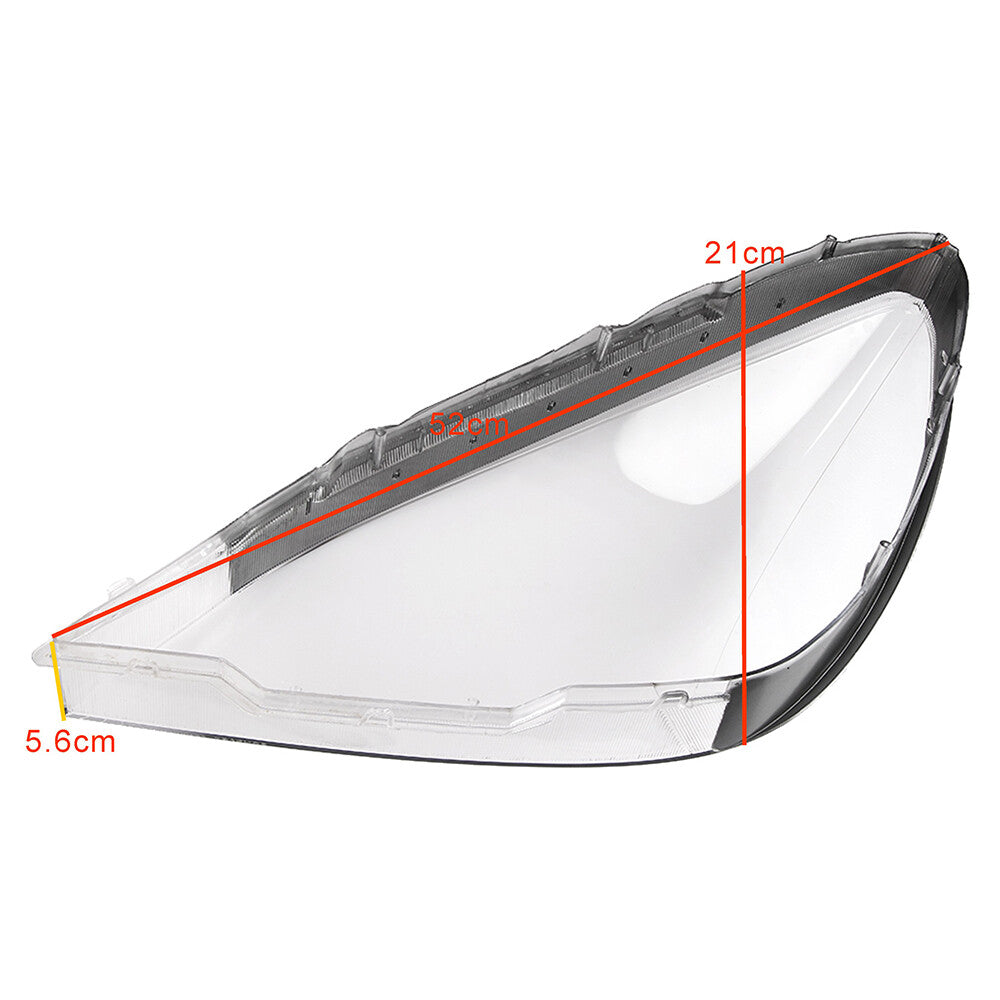 2-piece headlight lens cap with transparent lens cover for 2004-2007 for Mitsubishi Lancer