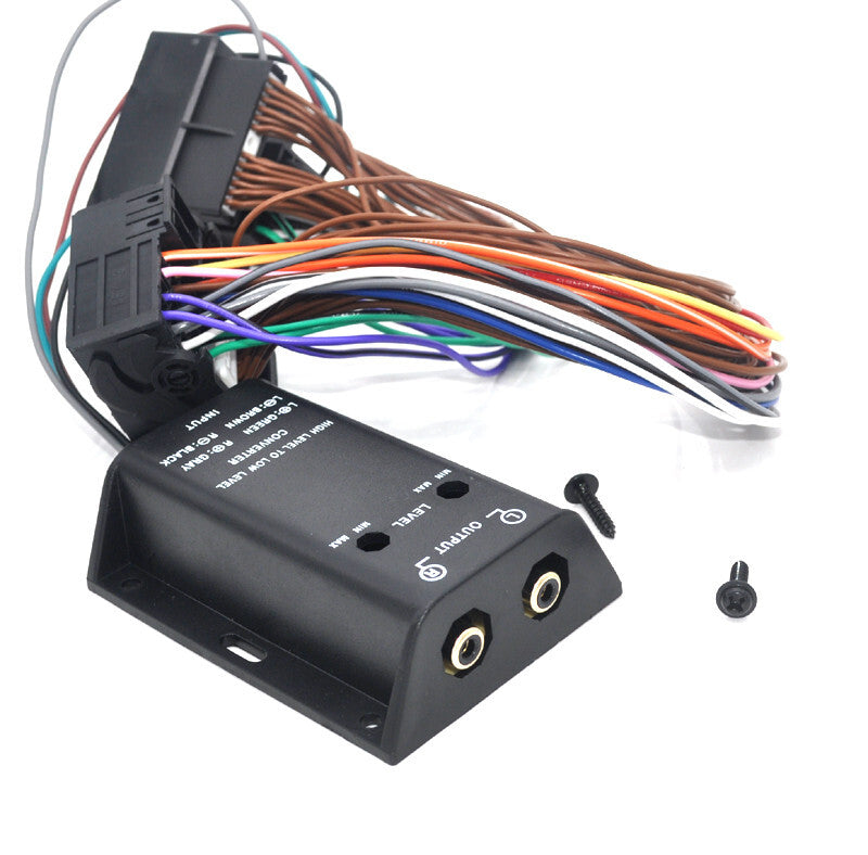 2x 40W Radio High Low Adapter Converter Quadlock for Audi for Seat for Skoda for VW 2004 up