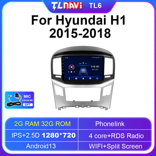 for Hyundai H1 2 Starex 2015-2018 Auto GPS Carplay Car Radio Video Player Screen
