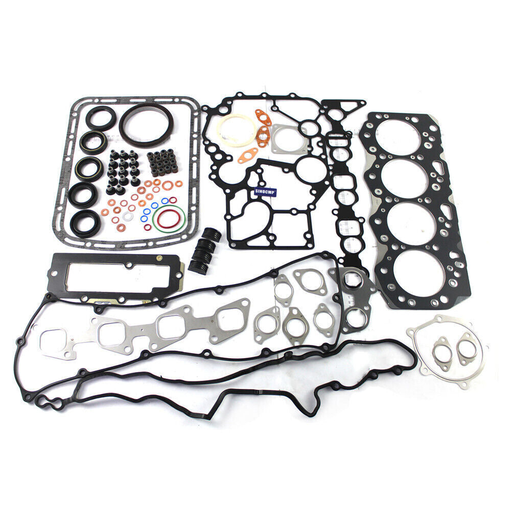Engine Overhaul Gasket Kit Set for Isuzu NPR NQR NHR NKR ELF Truck 4JJ1 4JJ1-TC