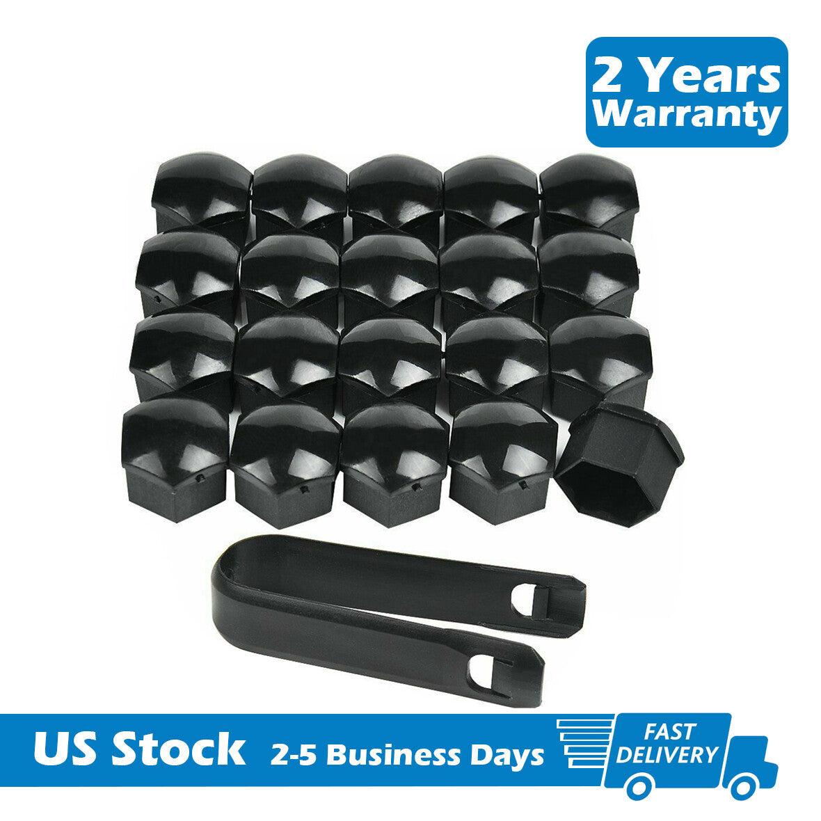 22mm Bolt Cover Caps Wheel Nut Protector Fit for Land Rover for Range Rover Sport 05-13
