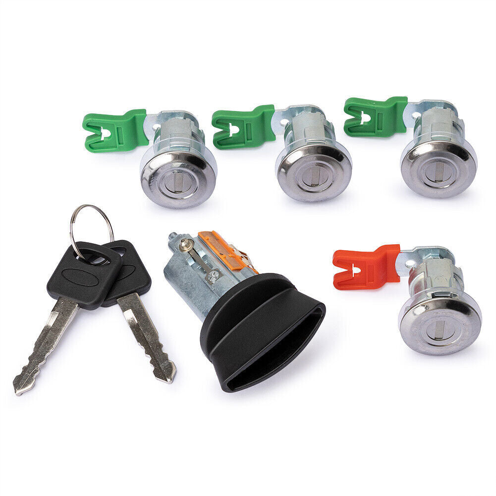 Ignition Cylinder 4x Door Lock Set for Ford Econoline Van E150 E250 E350 703369