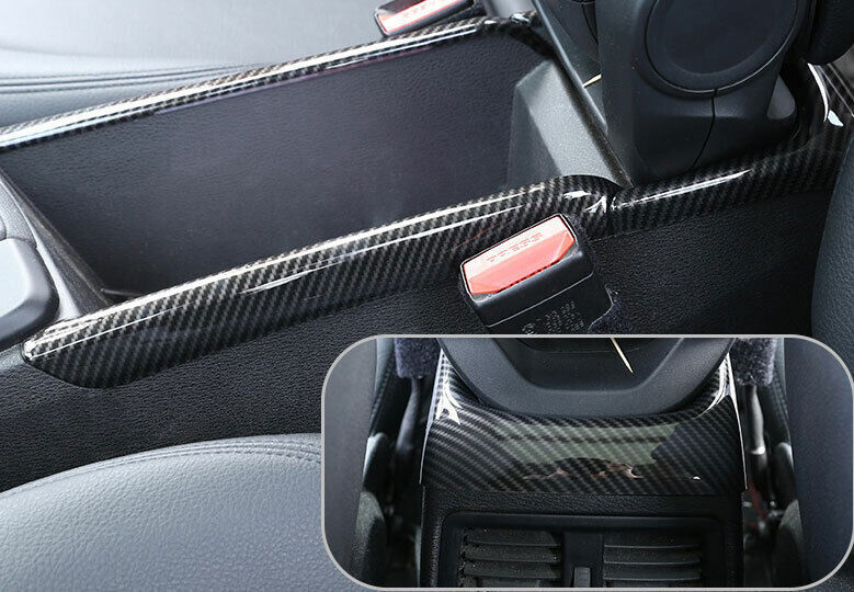 ABS Carbon Fiber Central Console Armrest Box Strip Trim for BMW X1 F48 2016-2022