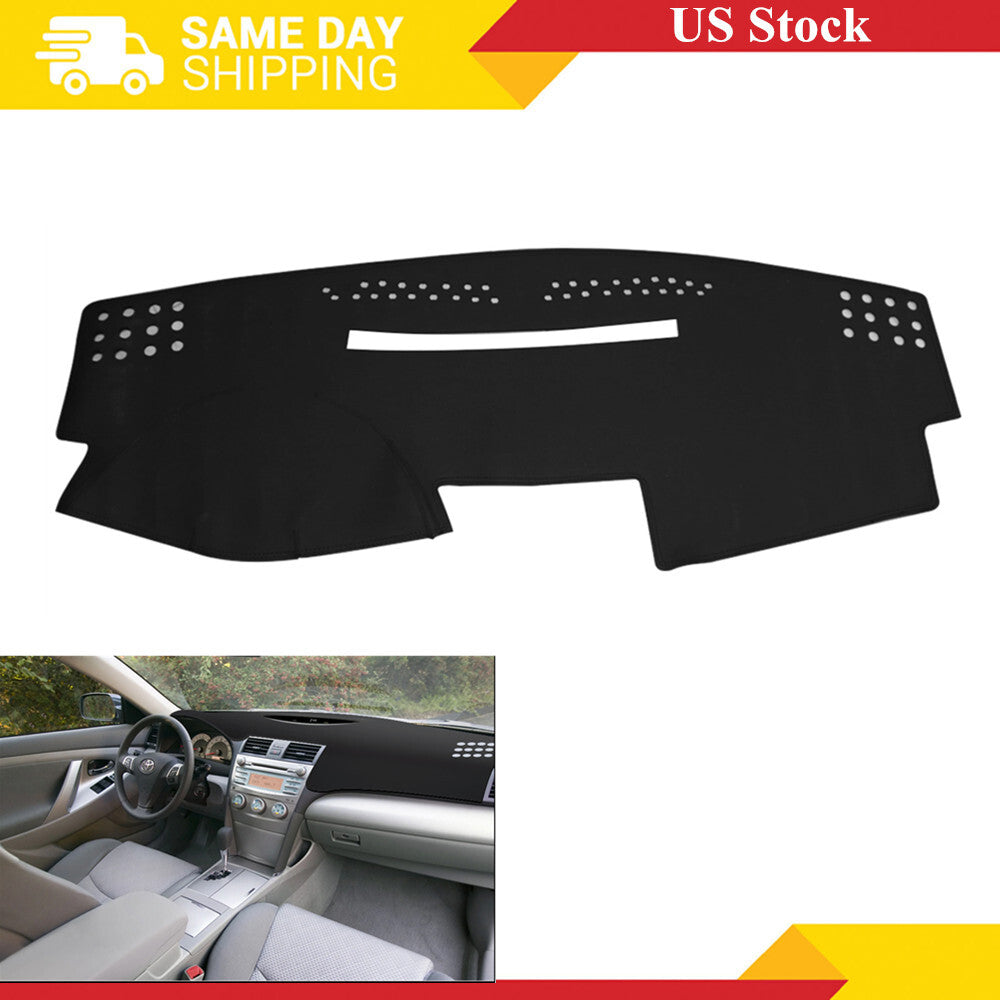 Sunshade Non-Slip Leather Dashboard Cover Dashmat for Toyota for Camry 2007-2011