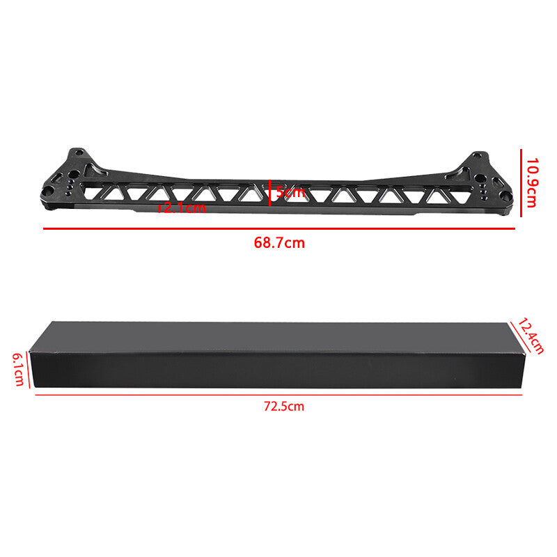 F7 Rear Control Arm Subframe Lower Tie Bar Brace for 88-95 for Honda for Civic EG Black