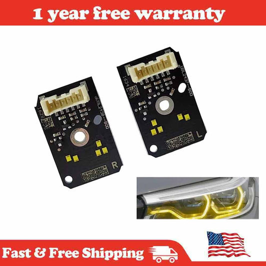 Yellow DRL LED Boards CLS Angel Eye for BMW G30 530i 540i F90 Adaptive headlight