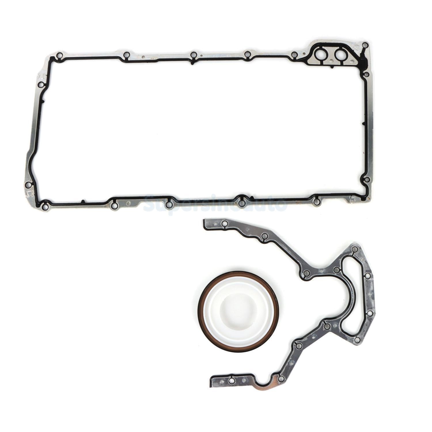 Engine Rear Main Seal  Oil Pan Gasket for Chevrolet for GMC 4.8 5.3 6.0 6.2L V8 OHV