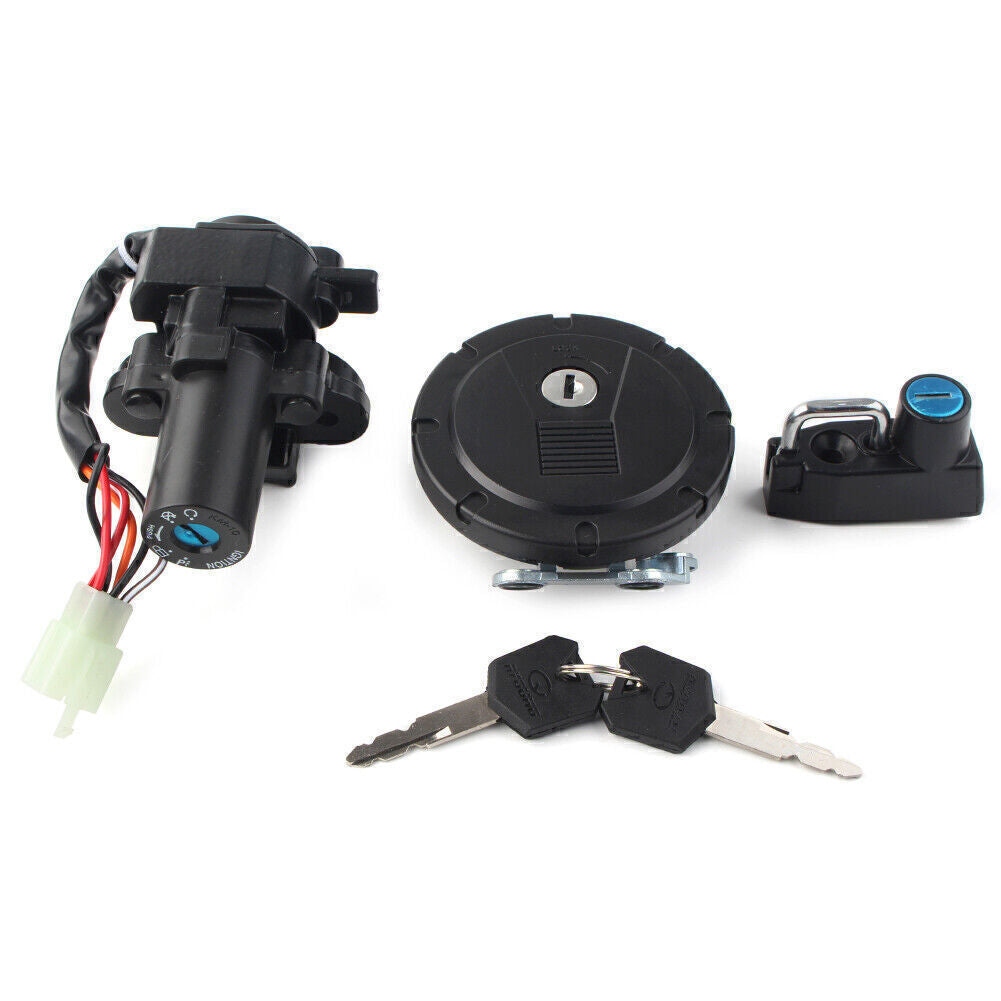 for Kawasaki KLX250/250S/SF KL250 KLX125 Ignition Switch Fuel Gas Cap Lock Set