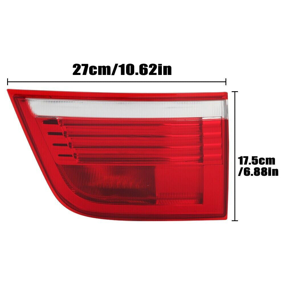 2x Left+Right Rear Inner Tail Light Brake Lamps W/Bulbs for BMW X5 E70 2007 2008