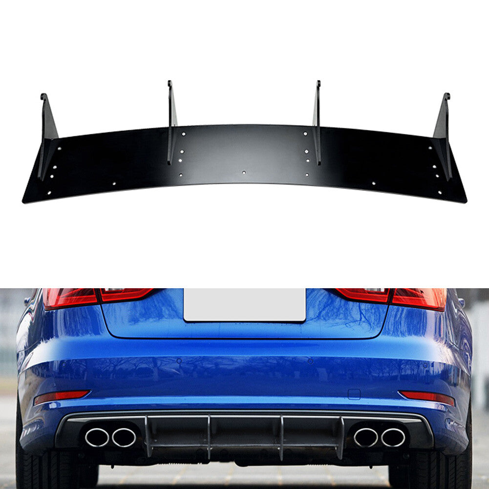 Rear Bumper Diffuser Rear Splitters Spoiler Lip for Audi S3 8V Sedan