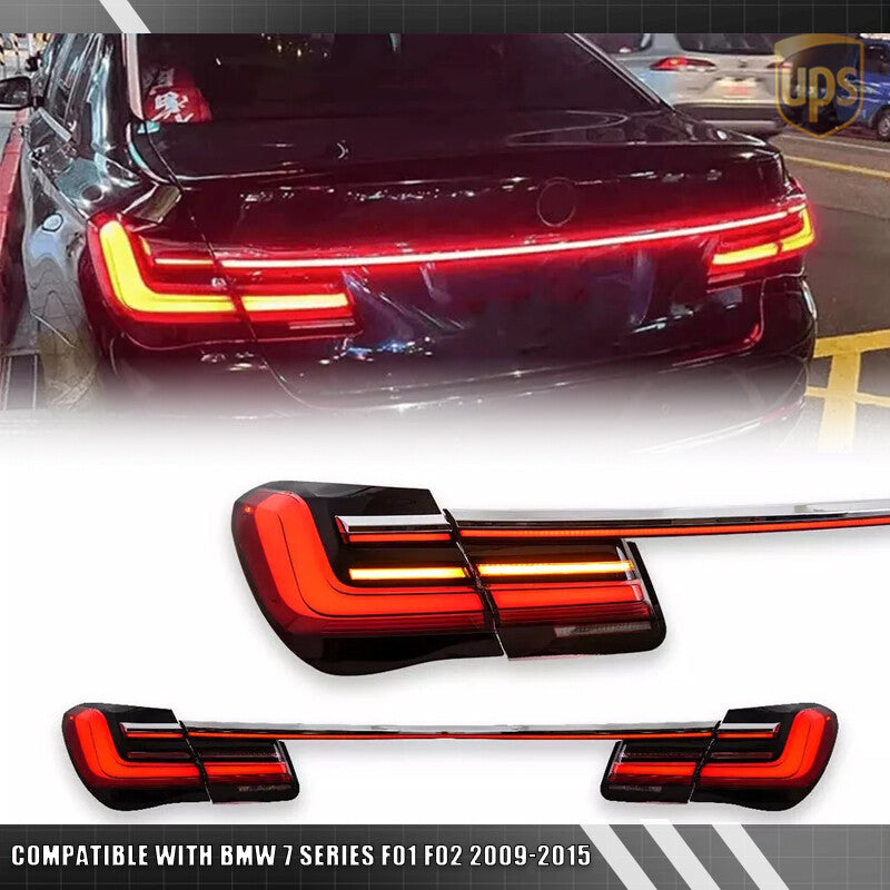 For 2009-2015 for BMW 7 series F01 F02 Upgrade LED Through Tail Light Lamp Assembly
