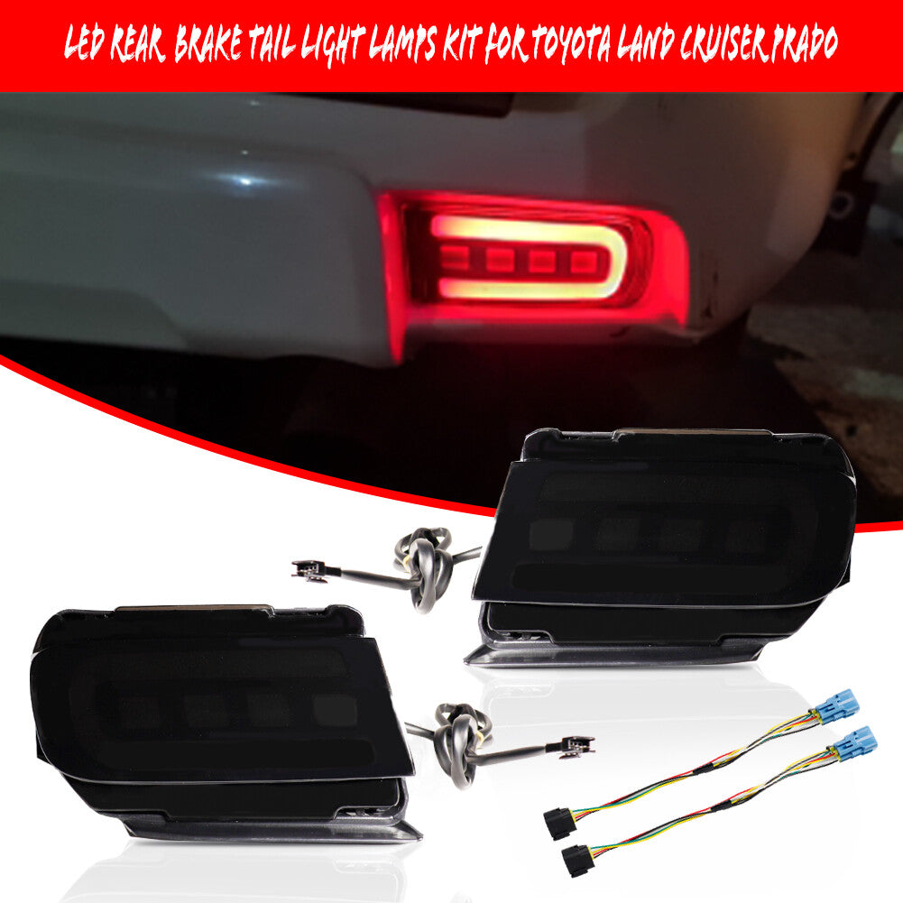 LED rear bumper reflector taillights suitable for 10-19 for Toyota for Land Cruiser PRADO FJ150