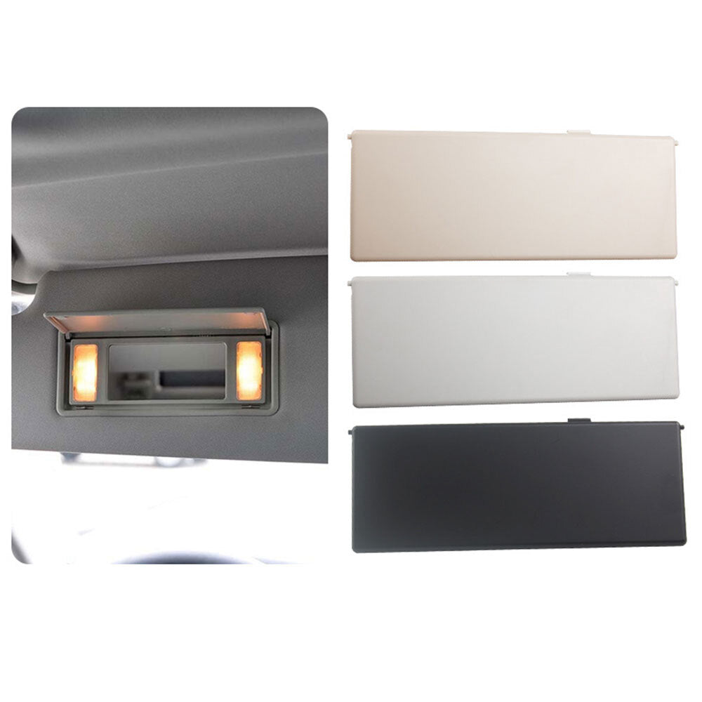 1PC Sunvisor Vanity Mirror Cover for Land Rover for Range Rover Sport Evoque Gray