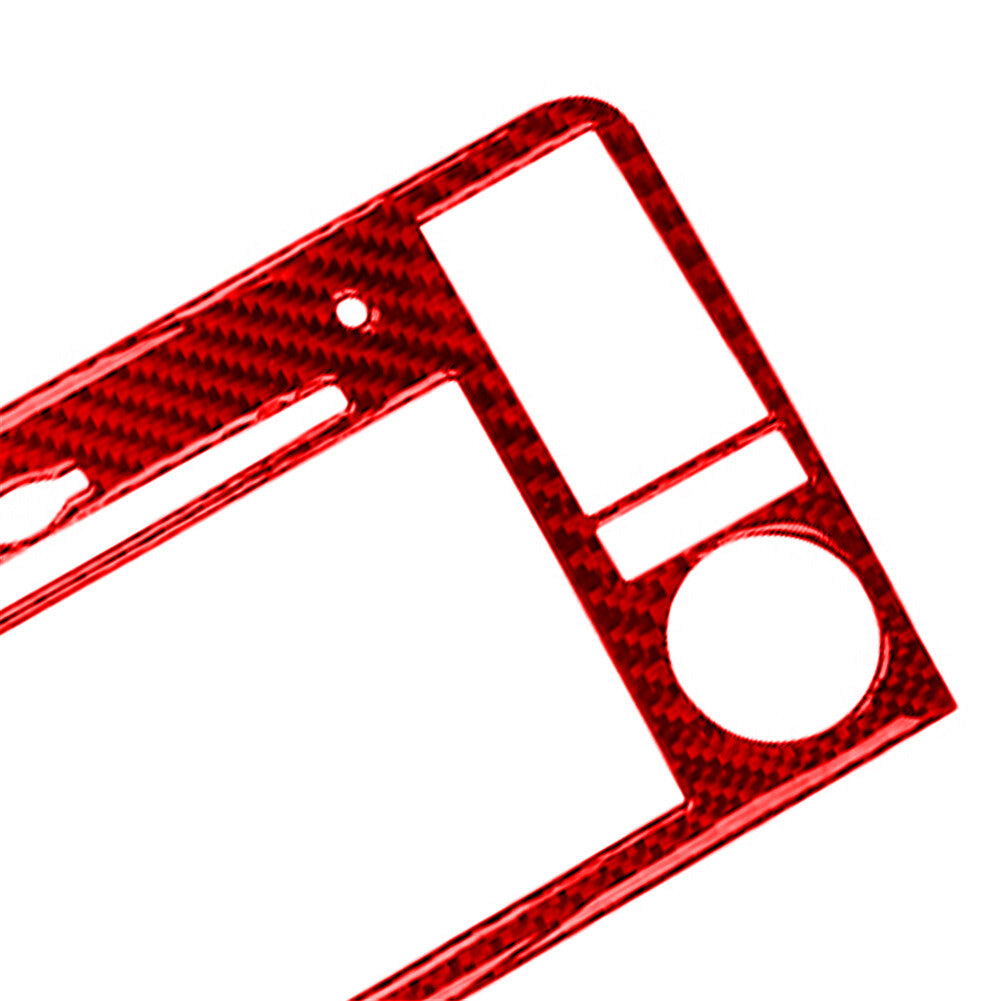 Red carbon fiber navigation bezel for Mercedes-Benz M-class 06-11 type A